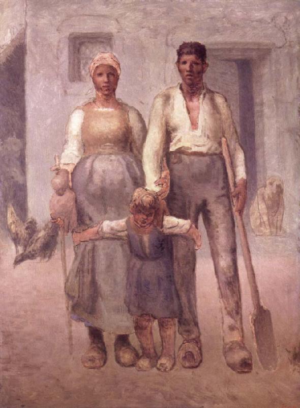 Jean Francois Millet The Peasant Family